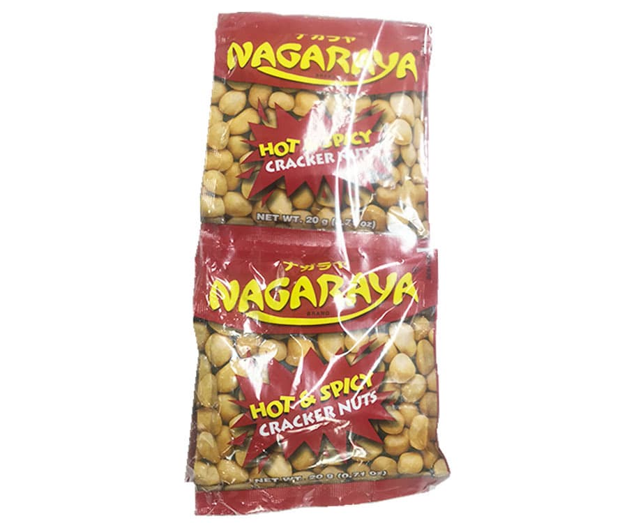 Nagaraya Hot & Spicy Cracker Nuts (10 Packs x 20g)