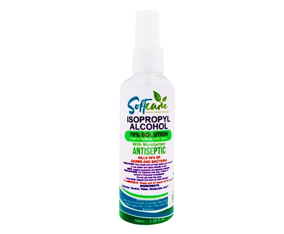 Softcare Isopropyl Alcohol 70% Solution Antiseptic with Moisturizer Spray 100mL