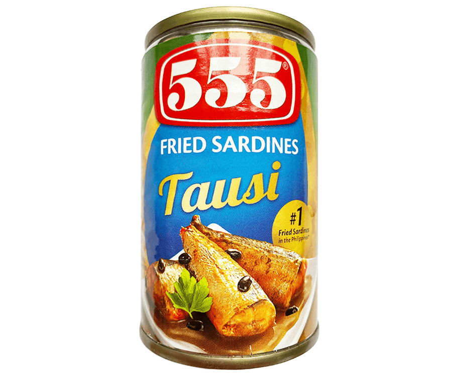 555 Fried Sardines Tausi 155g