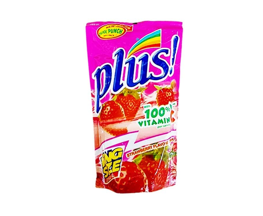 Zest-O Plus Strawberry Flavored Drink King Size 250mL