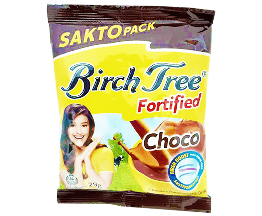 Birch Tree Fortified Choco Sakto Pack 29g