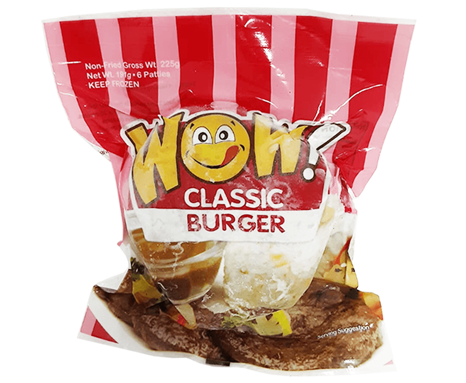 Wow! Classic Burger 6 Patties 191g