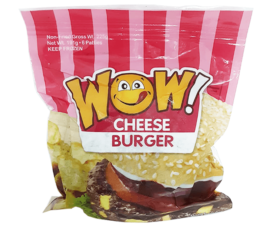 Wow! Cheese Burger 6 Patties 191g