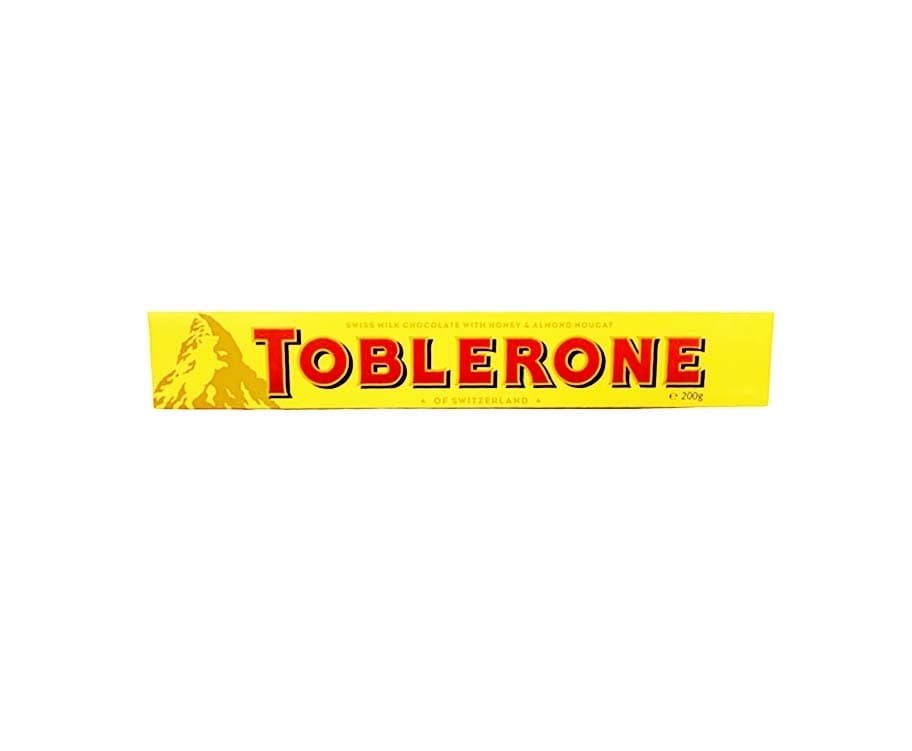 Toblerone Swiss Milk Chocolate with Honey & Almond Nougat 200g