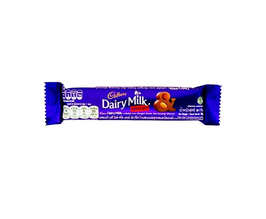 Cadbury Dairy Milk Fruit & Nut 30g