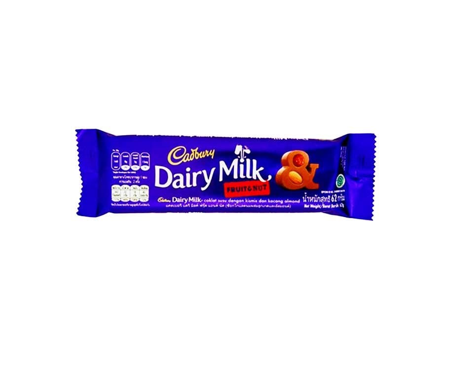 Cadbury Dairy Milk Fruit & Nut 62g
