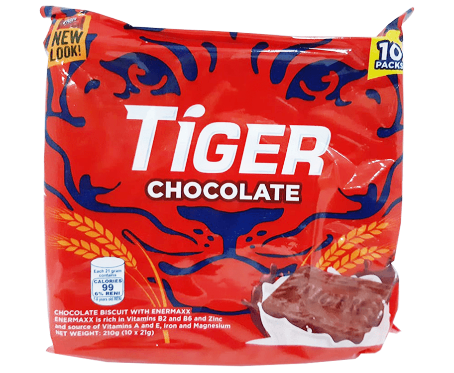 Tiger Chocolate (10 Packs x 21g)