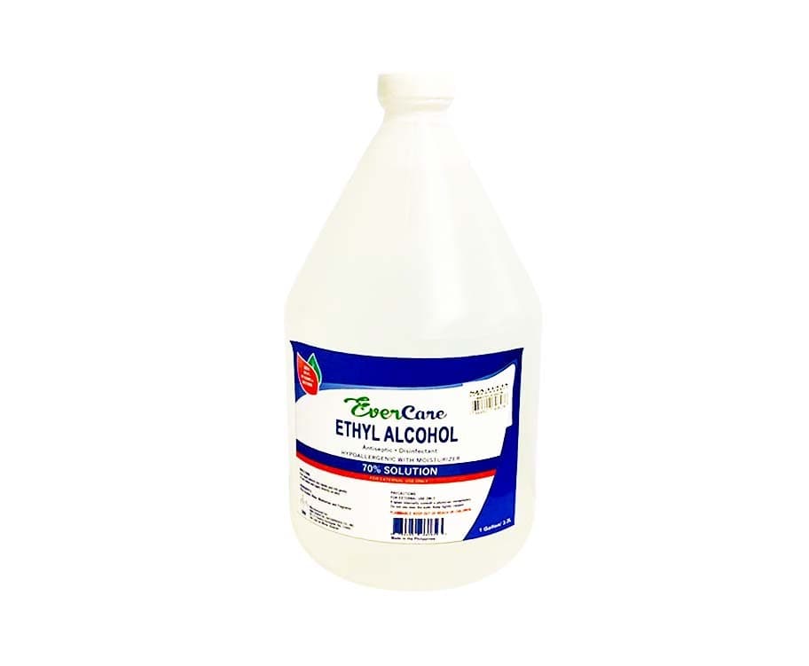 RMB Evercare Ethyl Alcohol Hypoallergenic with Moisturizer 70% Solution 1 Gallon