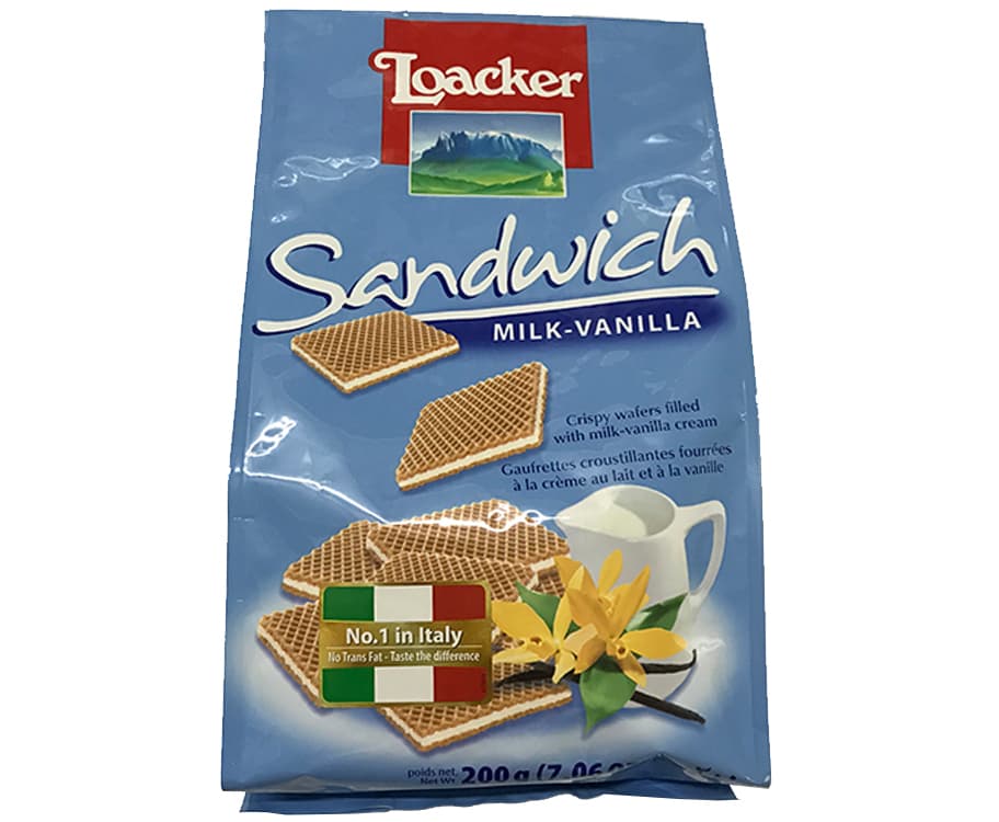 Loacker Sandwich Milk-Vanilla 200g
