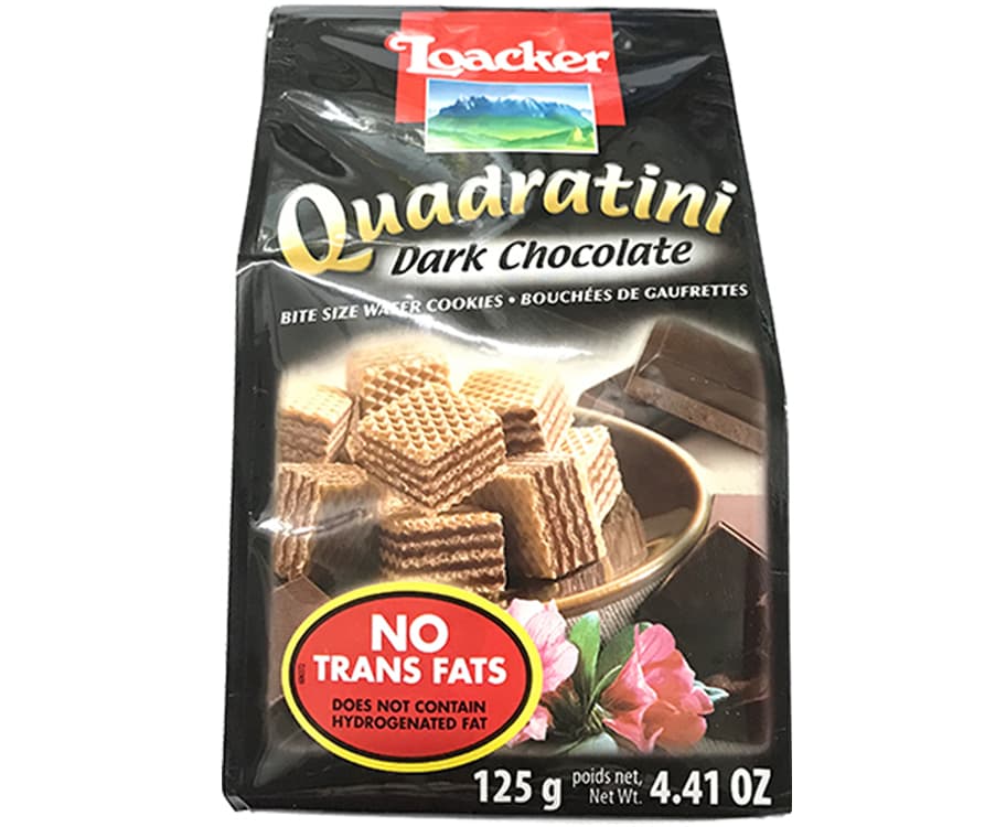 Loacker Quadratini Dark Chocolate 125g