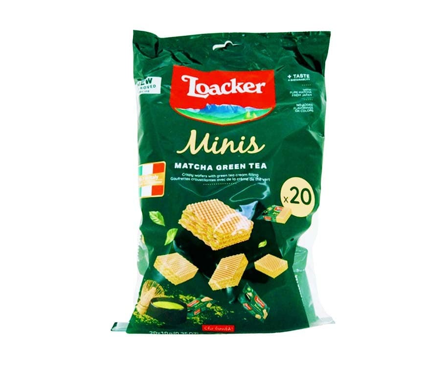 Loacker Minis Matcha Green Tea (20 Packs x 10g)