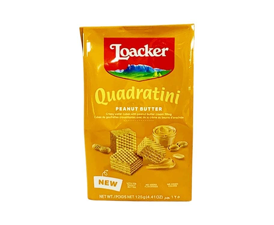 Loacker Quadratini Peanut Butter 125g