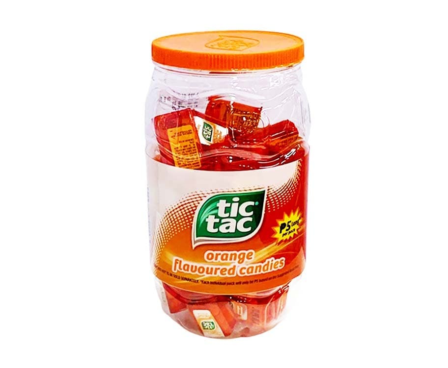 Tic Tac Orange Flavoured Candies Jar 152g