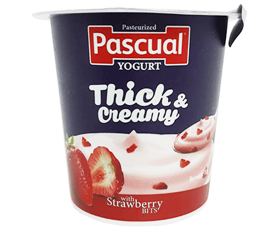 Pascual Pasteurized Yogurt Thick & Creamy with Strawberry Bits 100g