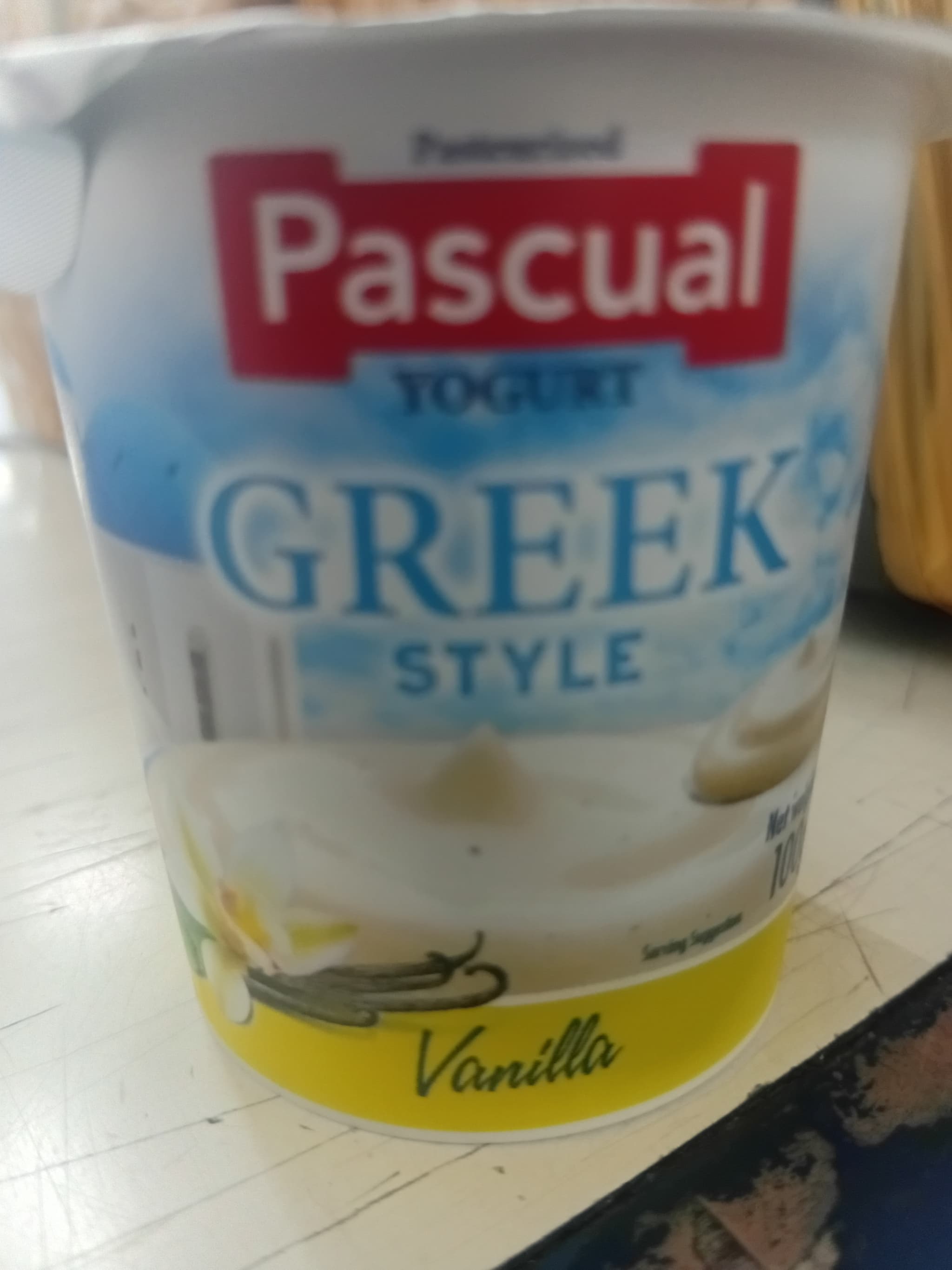 Pascual Greek Style Yogurt Vanilla 100g