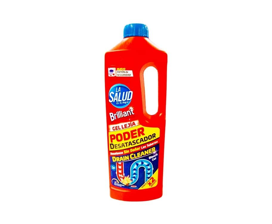 La Salud Brilliant Drain Cleaner Bleach Gel 1L