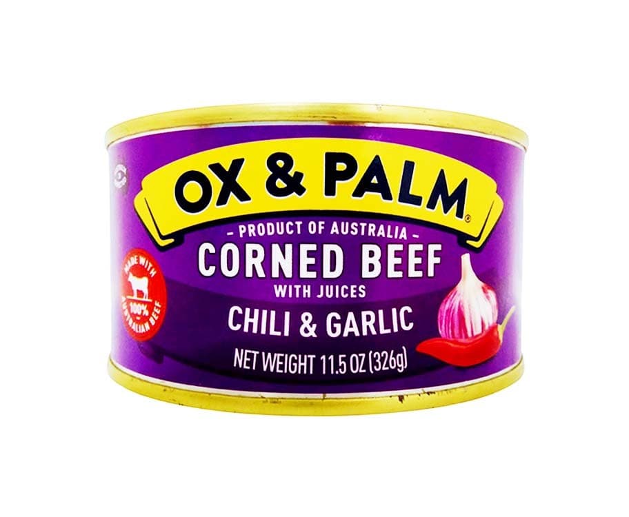 Ox & Palm Cornbeef with Juices Chili & Garlic 326g