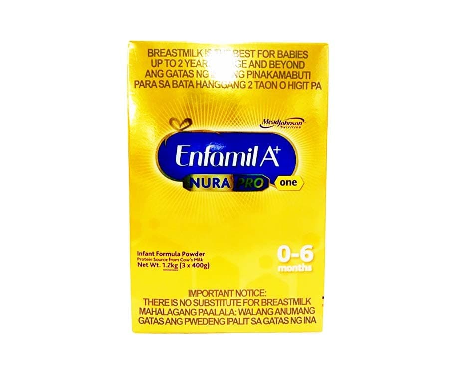 Enfamil A+ One Infant Formula Powder 0-6 Months (3 Packs x 400g) 1.2kg
