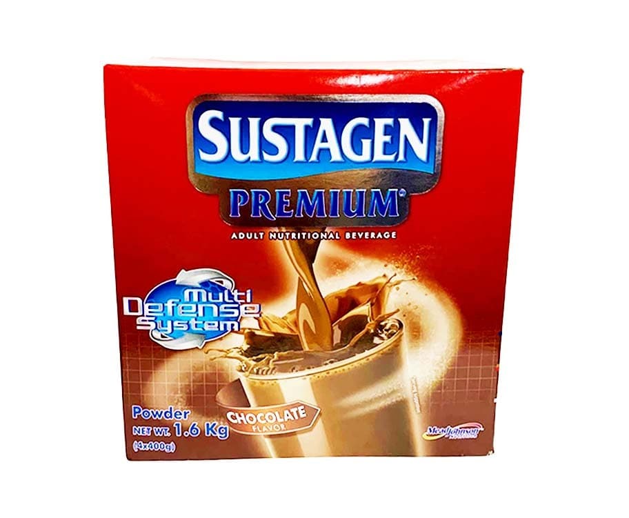 Sustagen Premium Adult Nutritional Beverage Chocolate Flavor Powder (4 Packs x 400g) 1.6kg