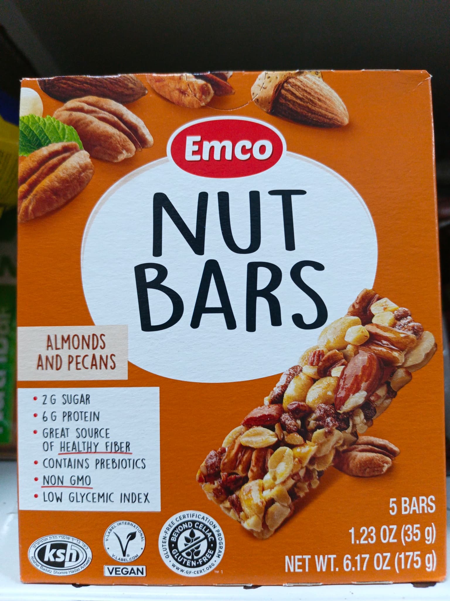 Emco Nut Bars (5 Bars x 35g)