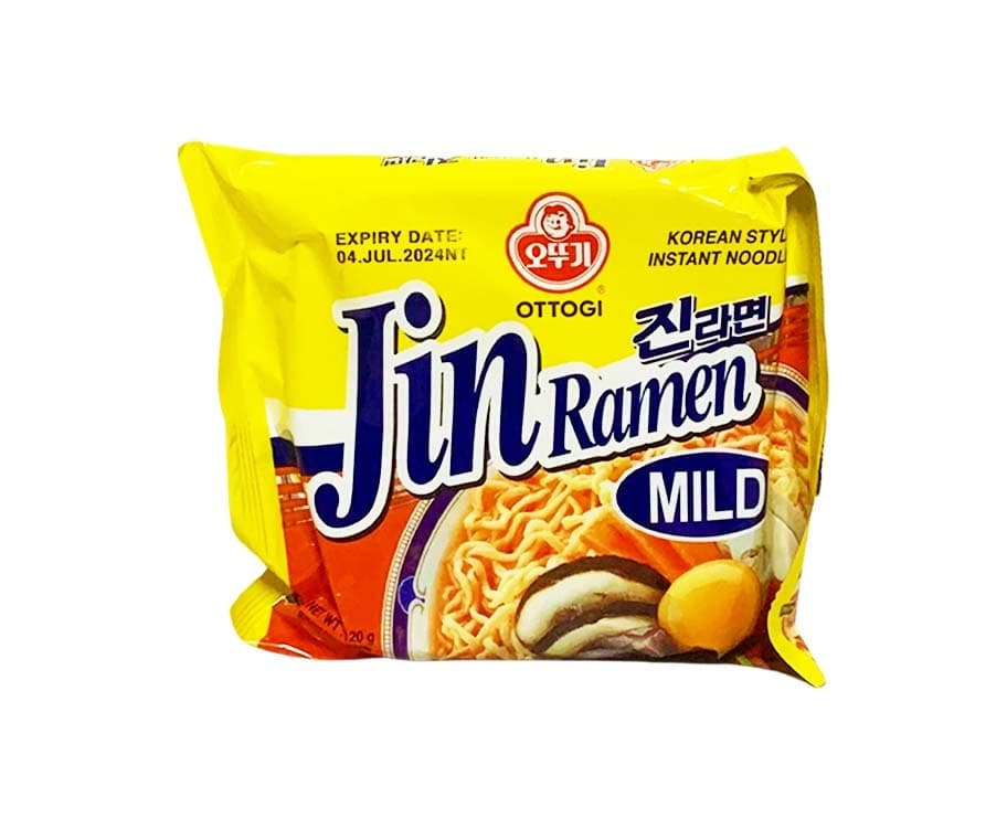 Ottogi Jin Ramen Mild Korean Style Instant Noodles 120g