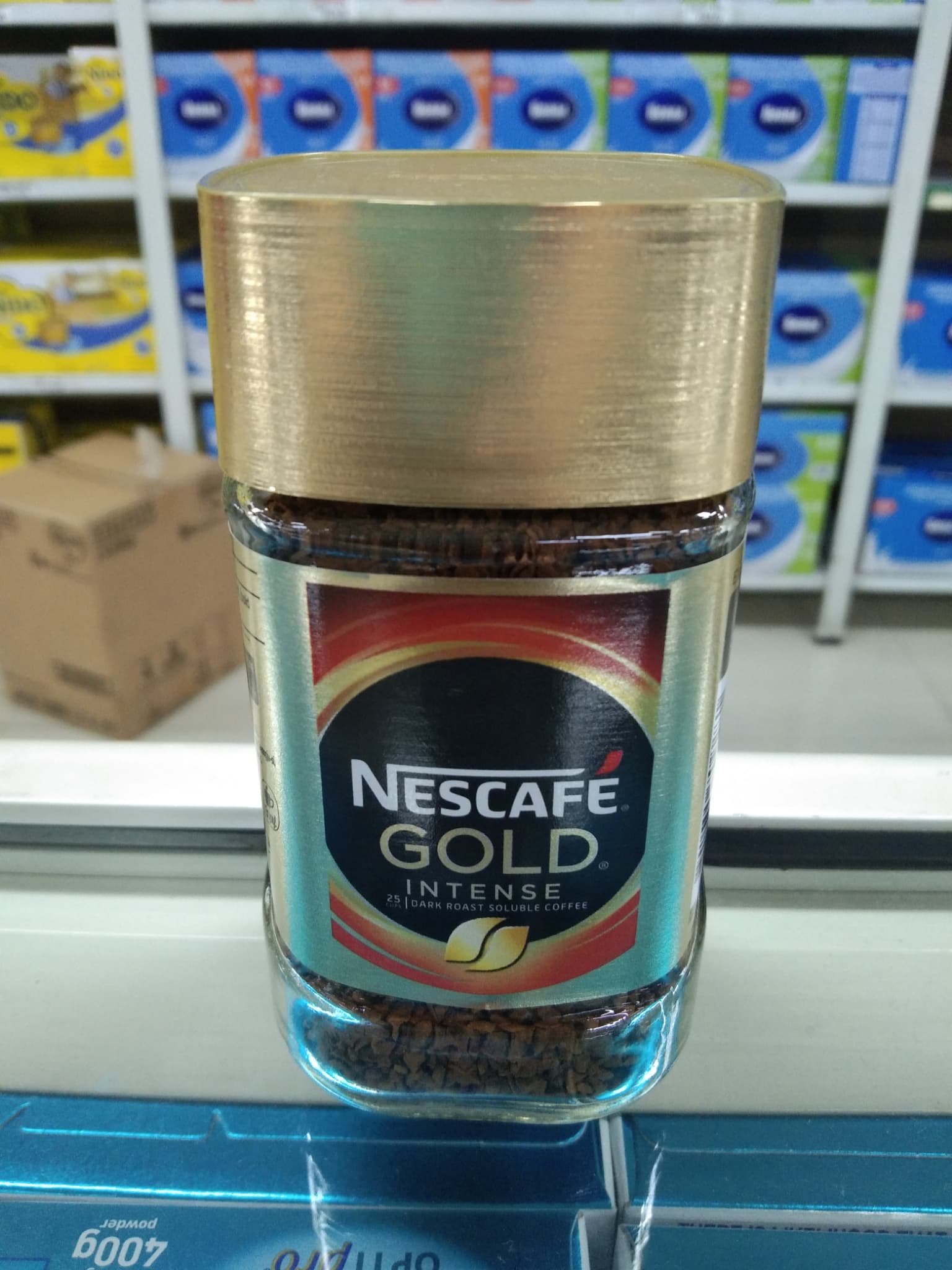 Nescafe Gold Intense Dark Roast Soluble Coffee 50g