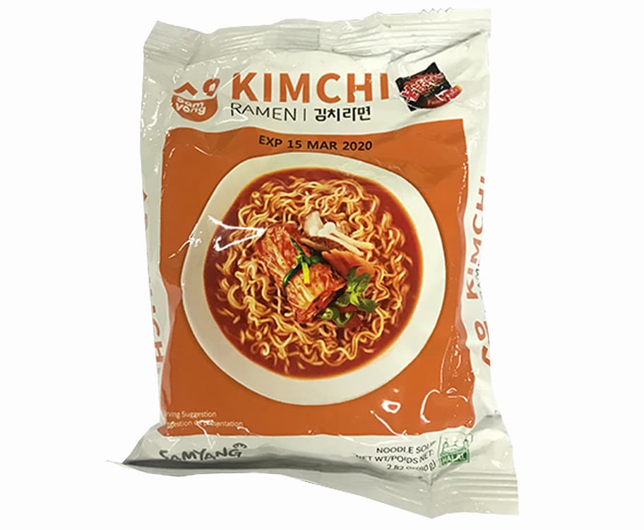 Samyang Kimchi Ramen Noodle Soup 80g