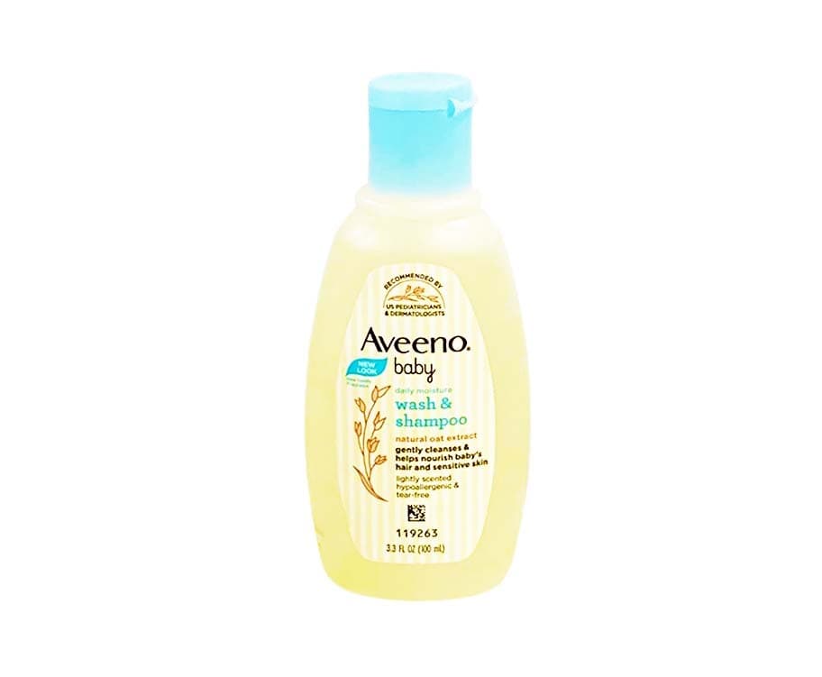 Aveeno Baby Daily Moisture Wash & Shampoo 100mL