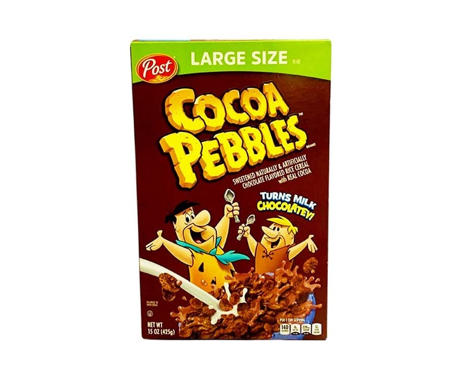 Post Cocoa Pebbles with Real Cocoa Large Size 425g