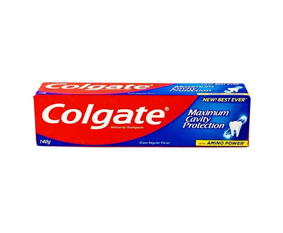 Colgate Anticavity Toothpaste with Amino Power Maximum Cavity Protection Great Regular Flavor 140g
