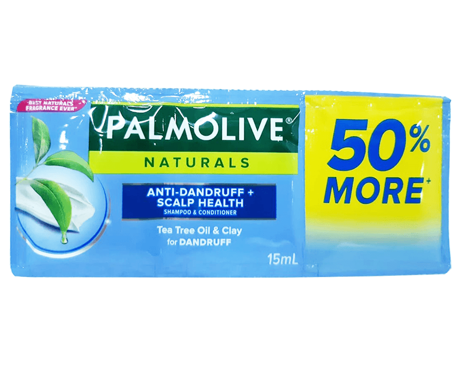 Palmolive Naturals Anti-Dandruff + Scalp Health Shampoo & Conditioner (6 Packs x 15mL)