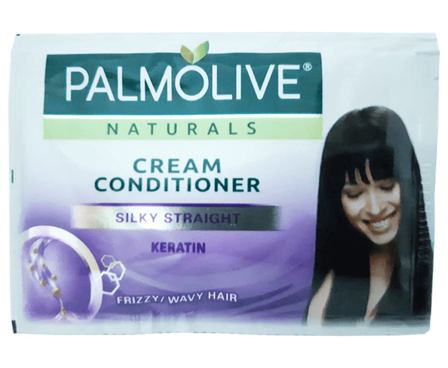 Palmolive Naturals Silky Straight Cream Conditioner Keratin (6 Packs x 12mL)