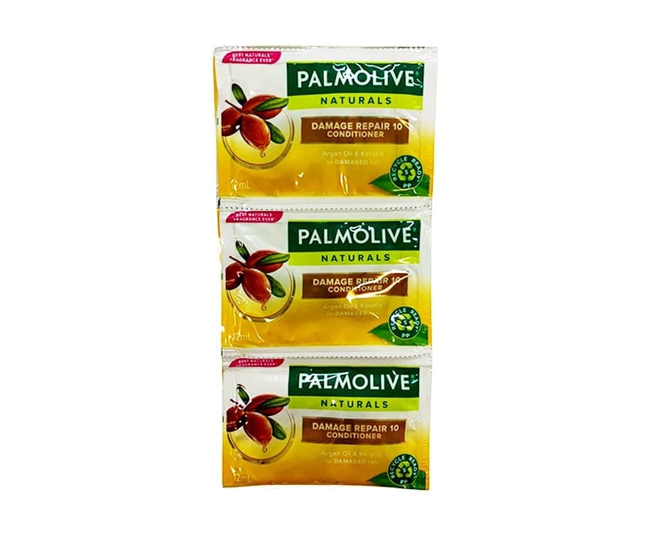 Palmolive Naturals Damage Repair 10 Conditioner Argan Oil & Keratin (6 Packs x 12mL)
