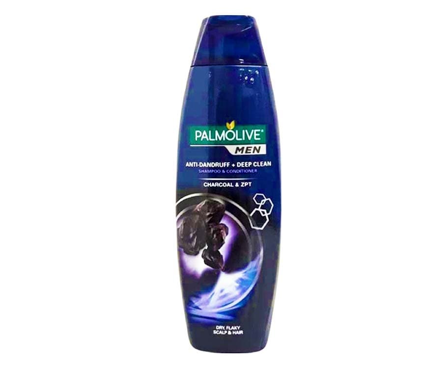 Palmolive Men Anti-Dandruff + Deep Clean Shampoo & Conditioner Charcoal & ZPT 170mL