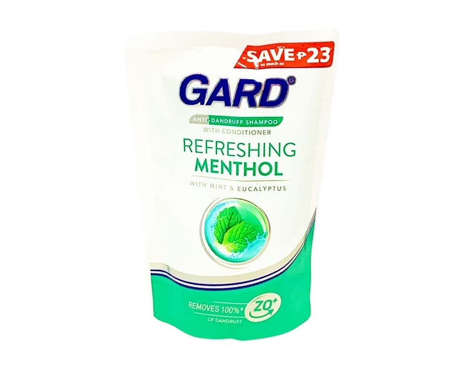 Gard Anti-Dandruff Shampoo with Conditioner Refreshing Menthol with Mint & Eucalyptus Refill 200mL