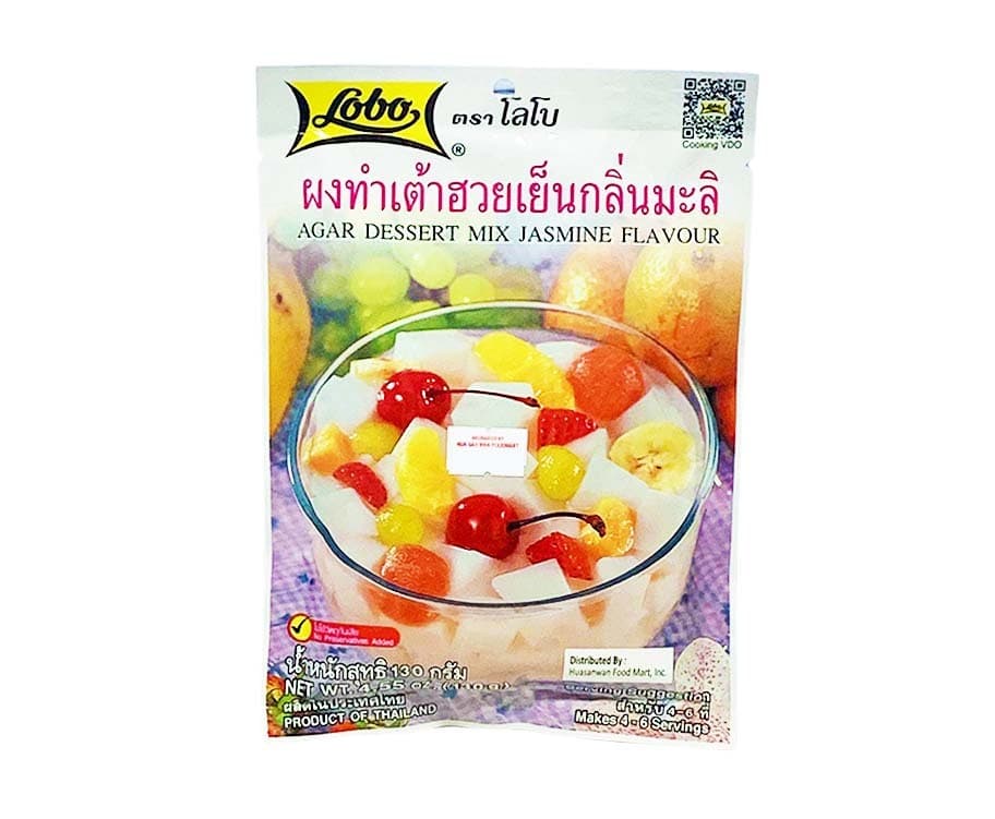 Lobo Agar Dessert Mix Jasmine Flavour 4.55oz (130g)