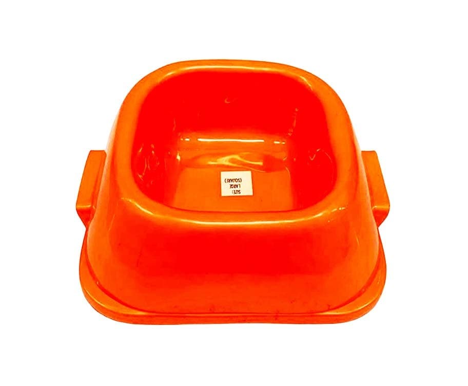 Bearing Dog Bowl Large (Square)