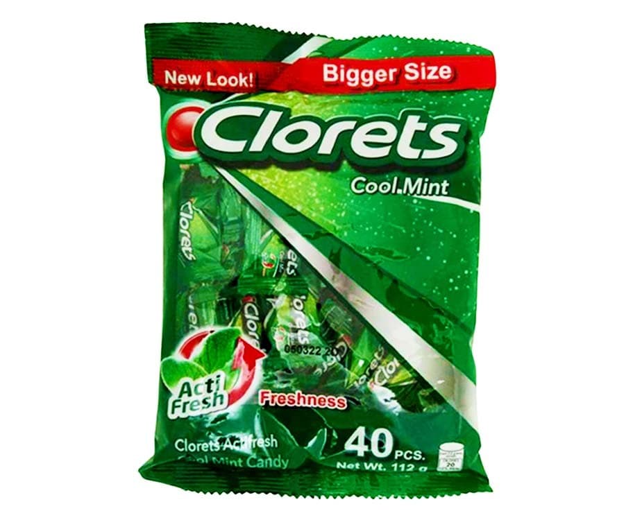 Clorets Cool Mint Candy Clorets Actifresh 40 Pieces 112g