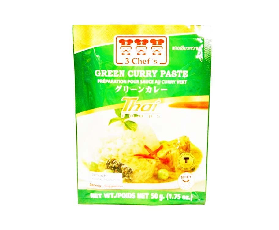 3 Chef's Green Curry Paste 50g