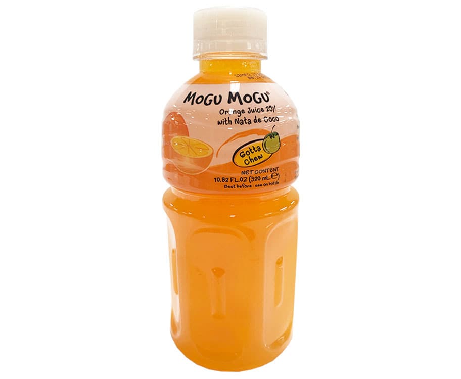 Mogu Mogu Orange Juice with Nata de Coco 320mL