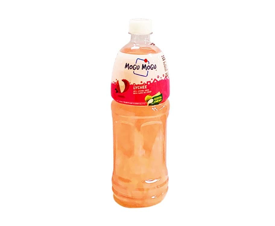 Mogu Mogu Lychee Juice with Nata De Coco 1L