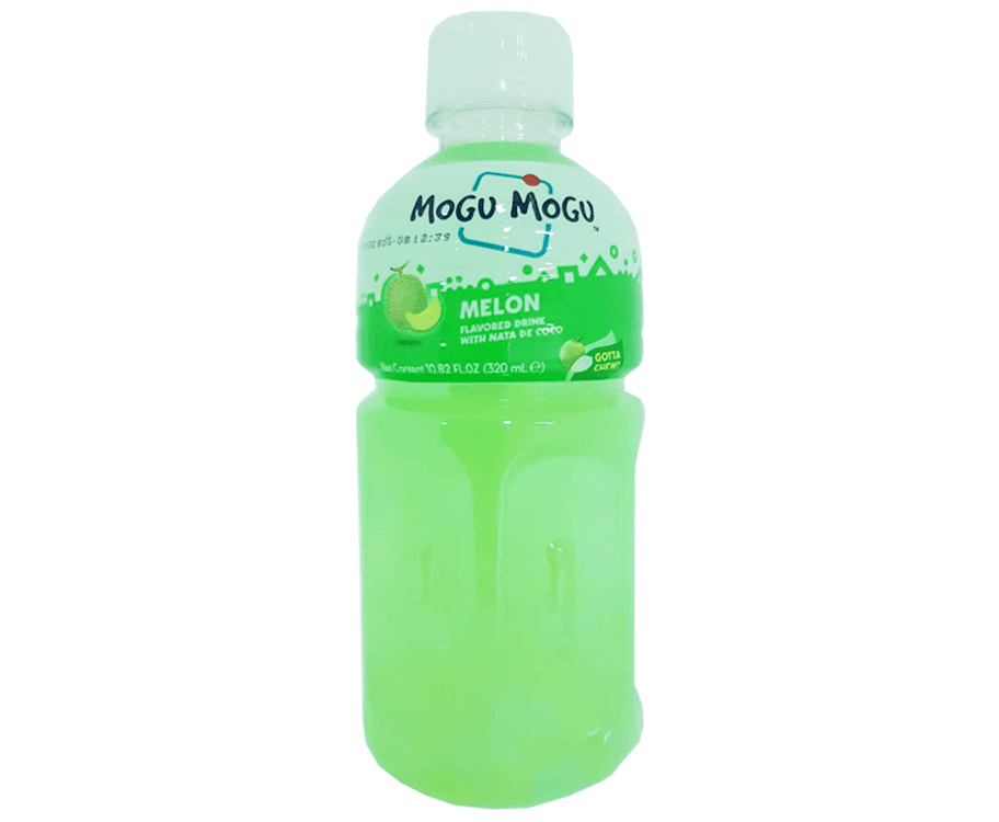 Mogu Mogu Melon Flavored Drink with Nata De Coco 320mL