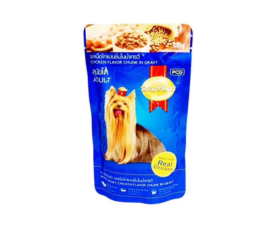 SmartHeart Adult Chicken Flavor Chunk in Gravy 130g