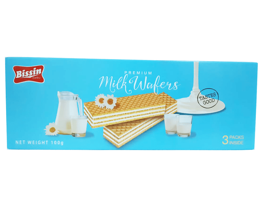 Bissin Premium Milk Wafers (3 Packs x 33.3g)