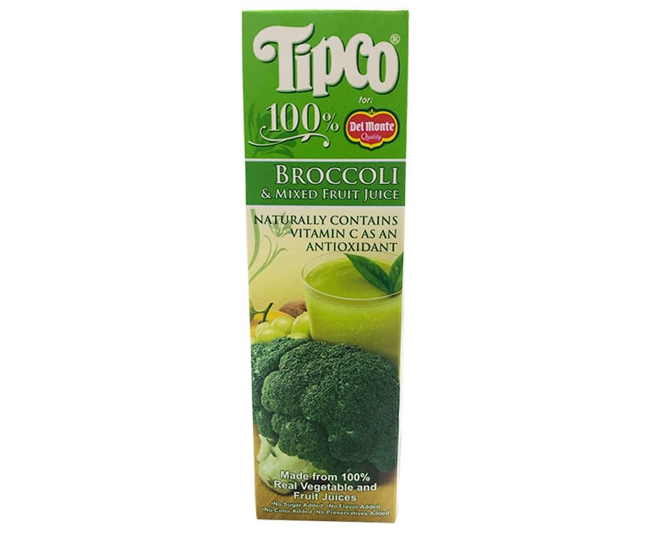 Tipco for Del Monte 100% Broccoli & Mixed Fruit Juice 1L