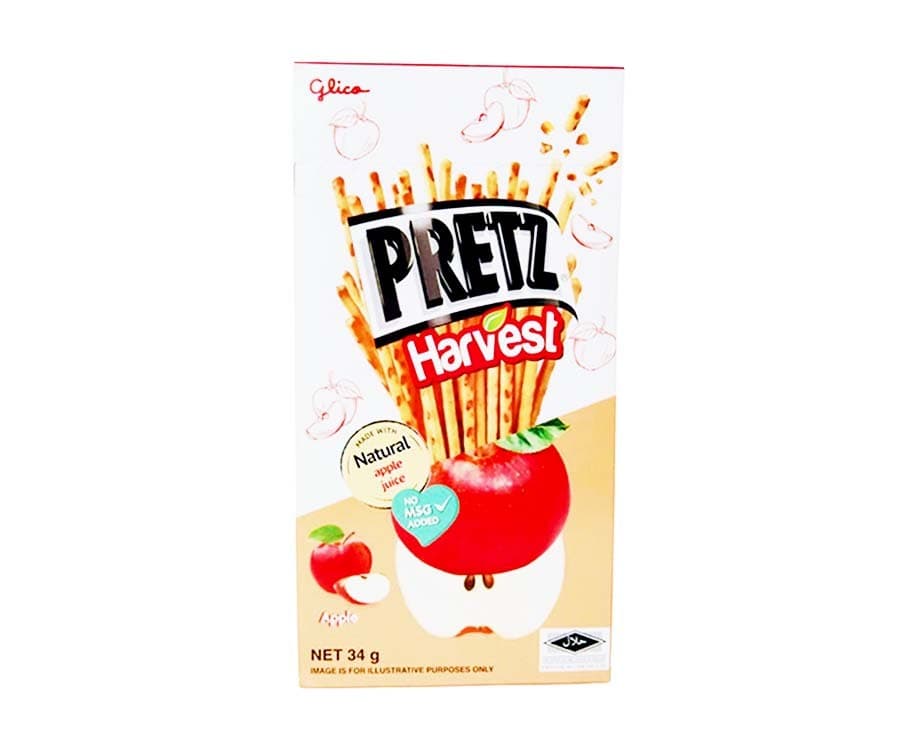 Glico Pretz Harvest Apple 34g