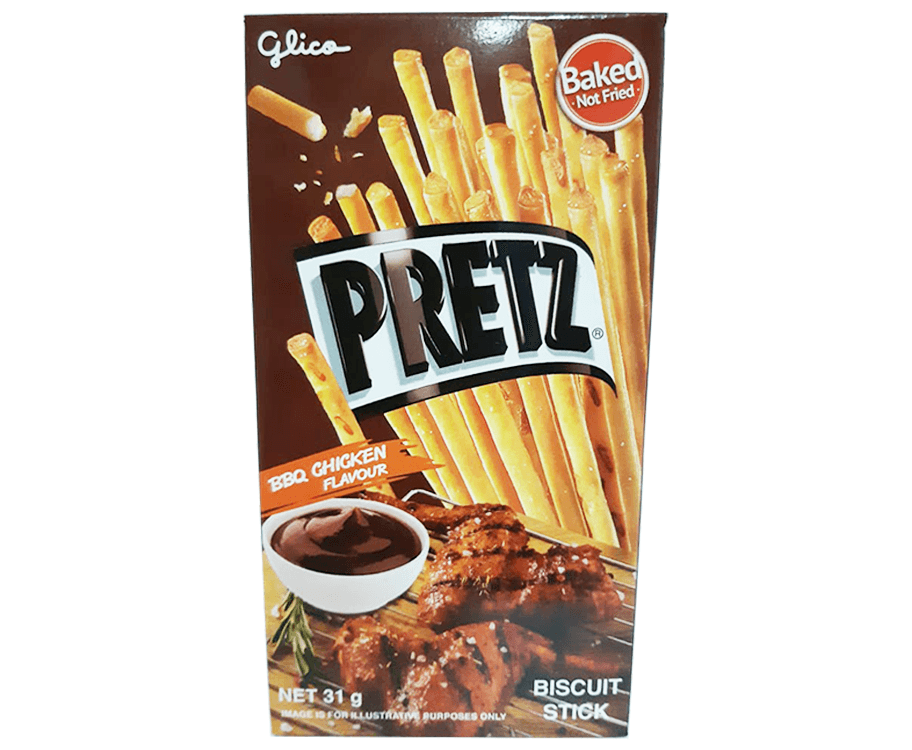Glico Pretz BBQ Chicken Flavour Biscuit Stick 31g