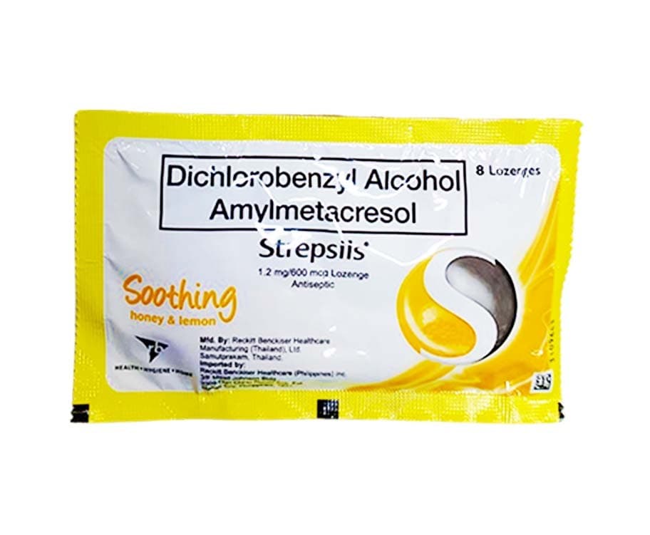 Strepsils Soothing Honey & Lemon 8 Lozenges