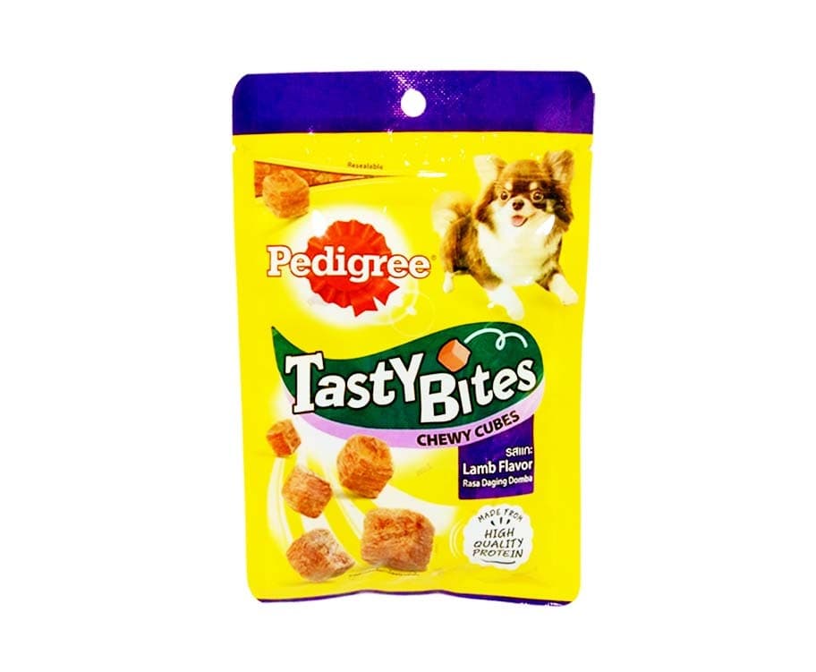 Pedigree Tasty Bites Chewy Cubes Lamb Flavor 50g