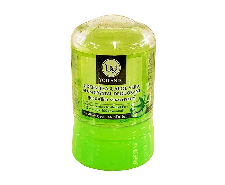 U&I You & I Green Tea & Aloe Vera Alum Crystal Deodorant 45g